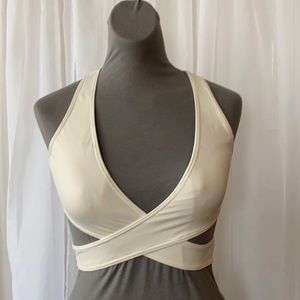 Wraparound Sport Bra Bathing Suit Top by LIT NWT S